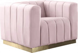 Meridian Furniture - Marlon Velvet Chair In Pink - 603Pink-C