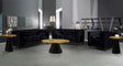 Martini 3 Piece Occasional Table Set In Matte Black - 240-3Set | Meridian