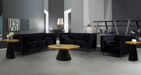 Martini 3 Piece Occasional Table Set In Matte Black - 240-3Set | Meridian