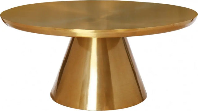 Meridian Furniture - Martini Coffee Table In Brushed Gold - 239-C