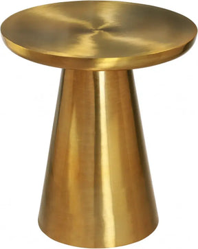 Martini End Table In Brushed Gold - 239-E | Meridian