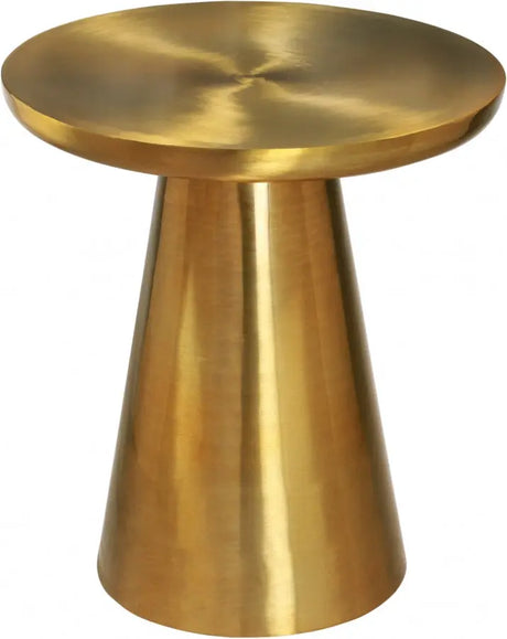 Meridian Furniture - Martini End Table In Brushed Gold - 239-E