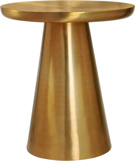 Meridian Furniture - Martini End Table In Brushed Gold - 239-E