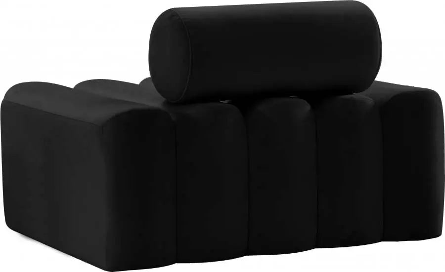 Meridian Furniture - Melody Velvet Chair In Black - 647Black-C