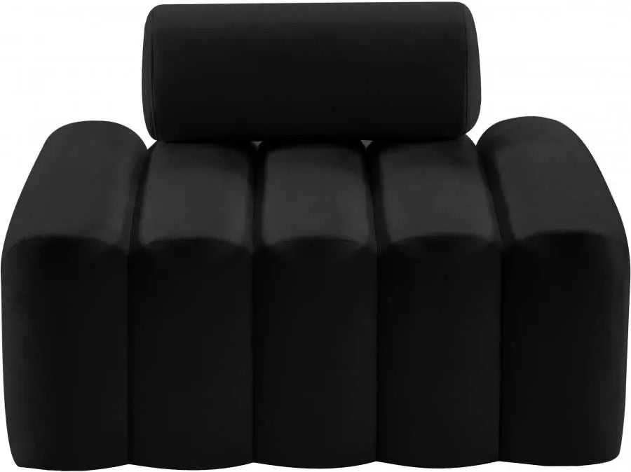 Meridian Furniture - Melody Velvet Chair In Black - 647Black-C