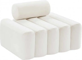 Melody Velvet Chair In Cream - 647Cream-C | Meridian