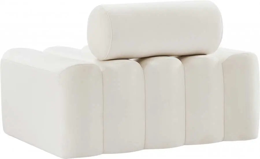 Meridian Furniture - Melody Velvet Chair In Cream - 647Cream-C