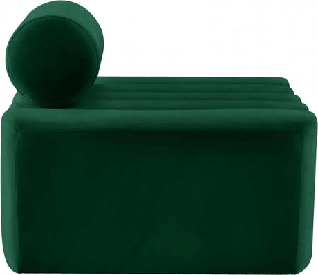 Meridian Furniture - Melody Velvet Chair In Green - 647Green-C