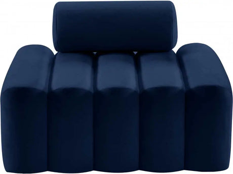 Meridian Furniture - Melody Velvet Chair In Navy - 647Navy-C