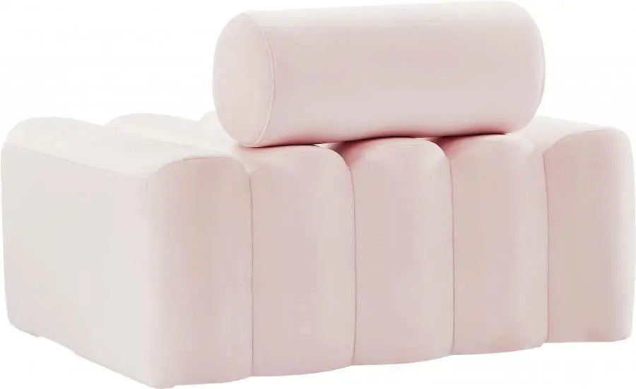 Meridian Furniture - Melody Velvet Chair In Pink - 647Pink-C