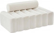 Melody Velvet Loveseat In Cream - 647Cream-L | Meridian