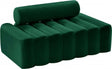 Melody Velvet Loveseat In Green - 647Green-L | Meridian