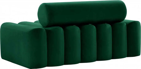 Meridian Furniture - Melody Velvet Loveseat In Green - 647Green-L