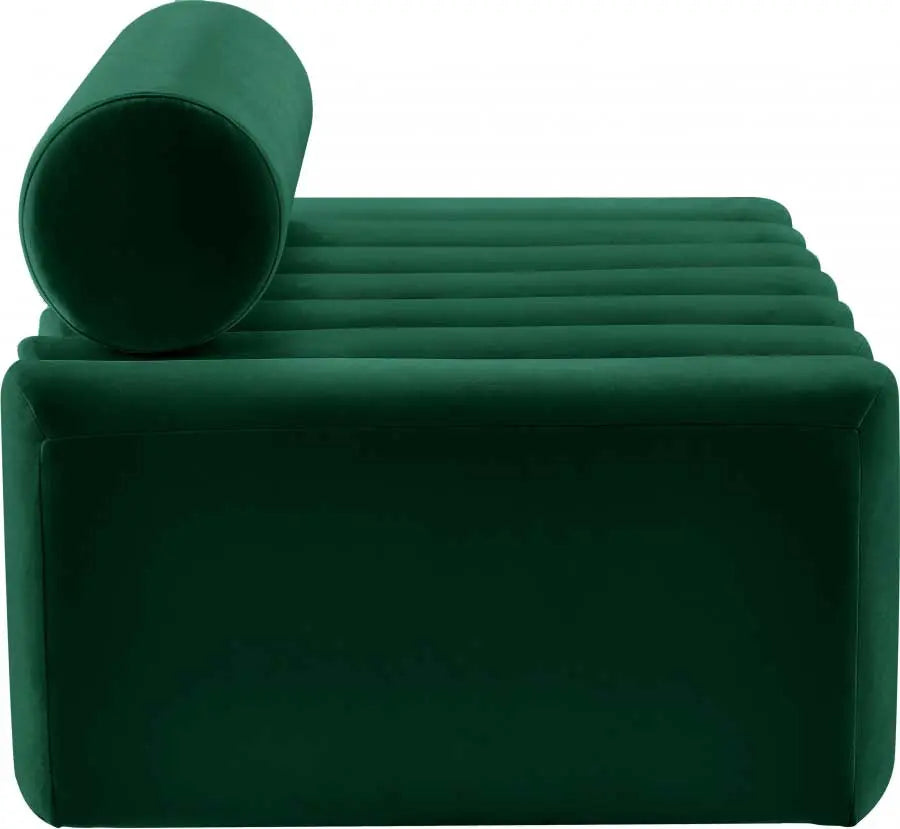 Meridian Furniture - Melody Velvet Loveseat In Green - 647Green-L