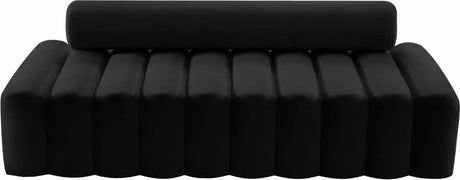 Meridian Furniture - Melody Velvet Sofa In Black - 647Black-S