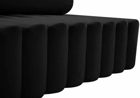 Meridian Furniture - Melody Velvet Sofa In Black - 647Black-S