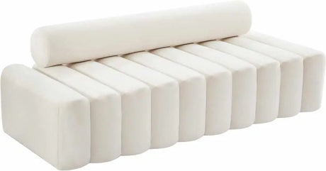 Meridian Furniture - Melody Velvet Sofa In Cream - 647Cream-S