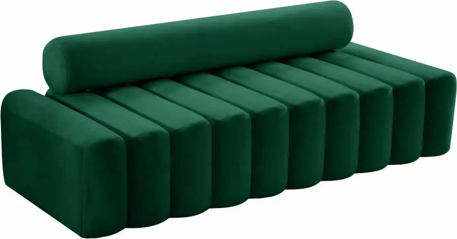 Meridian Furniture - Melody Velvet Sofa In Green - 647Green-S