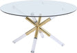 Mercury Coffee Table In Acrylic-Gold - 284-C | Meridian