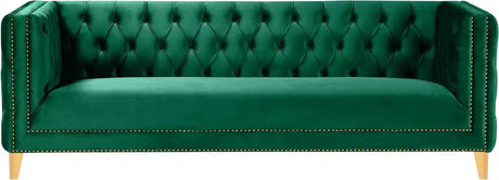 Meridian Furniture - Michelle 3 Piece Living Room Set In Green - 652Green-S-3Set