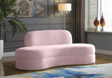 Meridian Furniture - Mitzy 3 Piece Living Room Set In Pink - 606Pink-S3Set