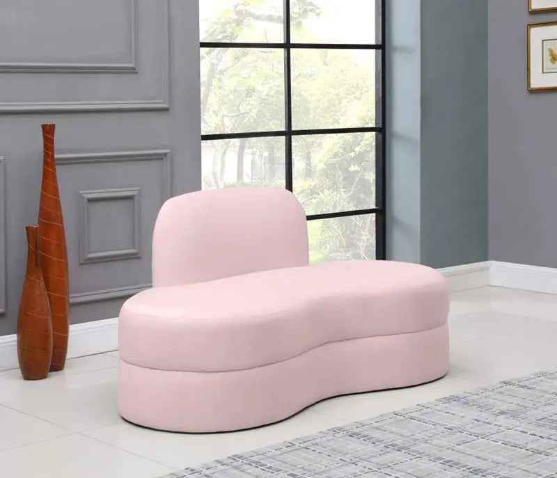 Meridian Furniture - Mitzy 3 Piece Living Room Set In Pink - 606Pink-S3Set