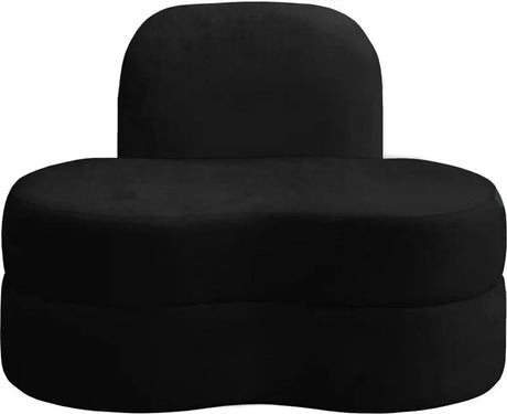 Meridian Furniture - Mitzy Velvet Chair In Black - 606Black-C