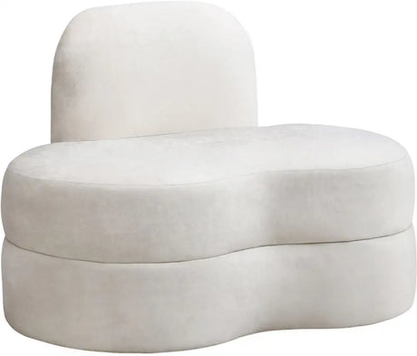 Meridian Furniture - Mitzy Velvet Chair In Cream - 606Cream-C