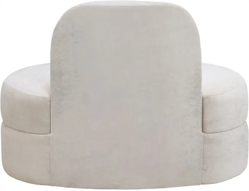 Meridian Furniture - Mitzy Velvet Chair In Cream - 606Cream-C