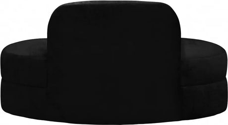 Meridian Furniture - Mitzy Velvet Loveseat In Black - 606Black-L