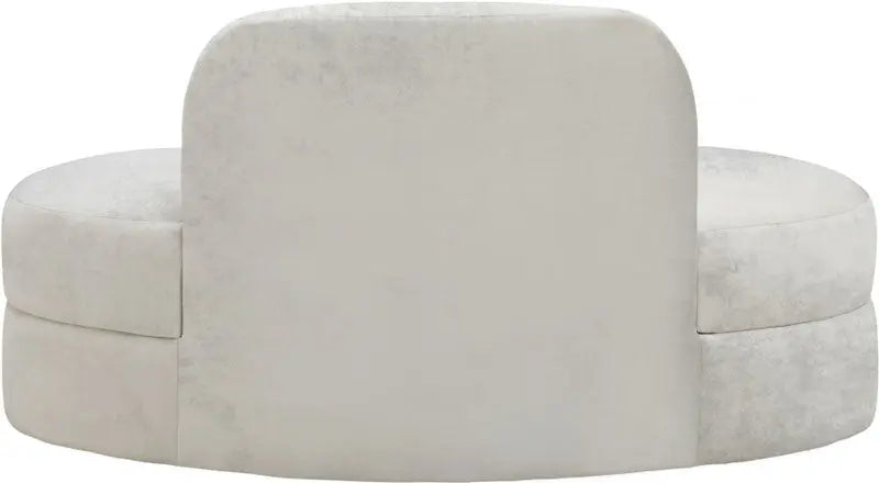 Meridian Furniture - Mitzy Velvet Loveseat In Cream - 606Cream-L