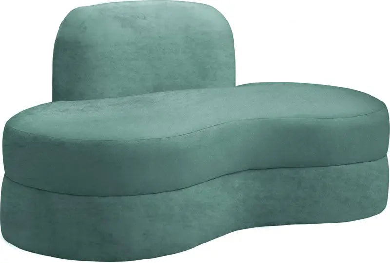 Meridian Furniture - Mitzy Velvet Loveseat In Mint - 606Mint-L