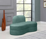 Meridian Furniture - Mitzy Velvet Loveseat In Mint - 606Mint-L