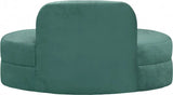 Meridian Furniture - Mitzy Velvet Loveseat In Mint - 606Mint-L