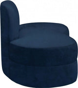 Meridian Furniture - Mitzy Velvet Loveseat In Navy - 606Navy-L