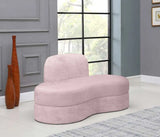 Meridian Furniture - Mitzy Velvet Loveseat In Pink - 606Pink-L