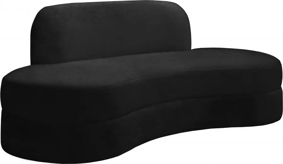 Meridian Furniture - Mitzy Velvet Sofa In Black - 606Black-S