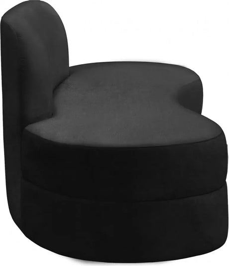 Meridian Furniture - Mitzy Velvet Sofa In Black - 606Black-S