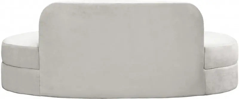 Meridian Furniture - Mitzy Velvet Sofa In Cream - 606Cream-S