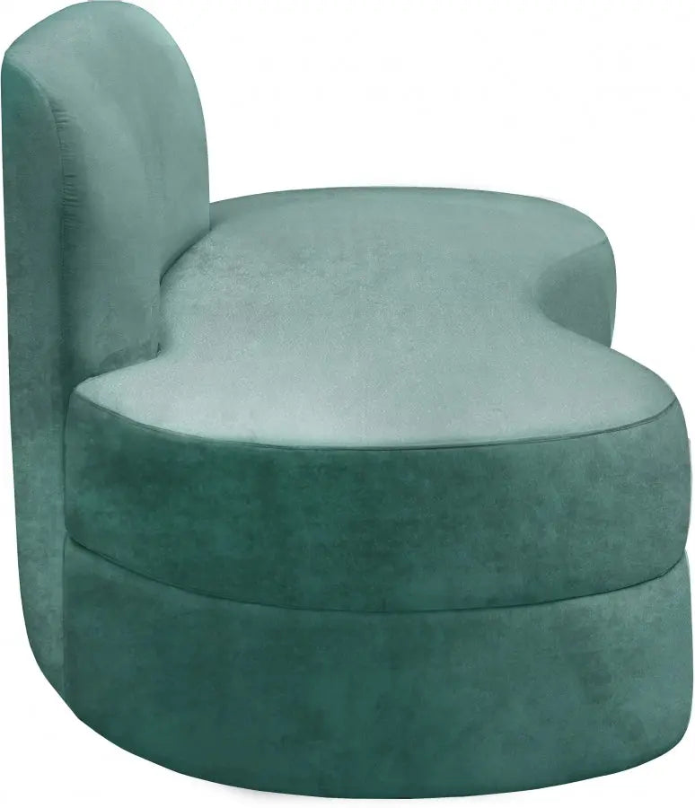 Meridian Furniture - Mitzy Velvet Sofa In Mint - 606Mint-S