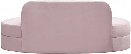 Meridian Furniture - Mitzy Velvet Sofa In Pink - 606Pink-S