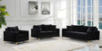 Naomi 3 Piece Living Room Set In Black - 633Black-S-3Set | Meridian