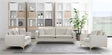 Naomi 3 Piece Living Room Set In Cream - 633Cream-S-3Set | Meridian