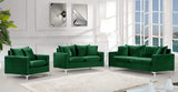 Meridian Furniture - Naomi Velvet Chair In Green - 633Green-C