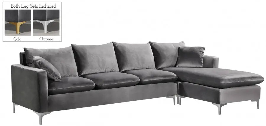 Meridian Furniture Naomi Sectional - Thumbnail 2