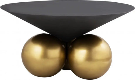 Meridian Furniture - Naples Coffee Table In Brushed Brass - 265-C