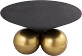 Meridian Furniture - Naples Coffee Table In Brushed Brass - 265-C