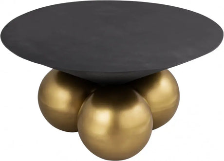 Meridian Furniture - Naples Coffee Table In Brushed Brass - 265-C