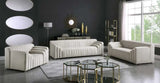 Meridian Furniture - Naya 3 Piece Living Room Set In Cream - 637Cream-S-3Set