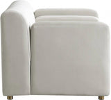 Meridian Furniture - Naya 3 Piece Living Room Set In Cream - 637Cream-S-3Set